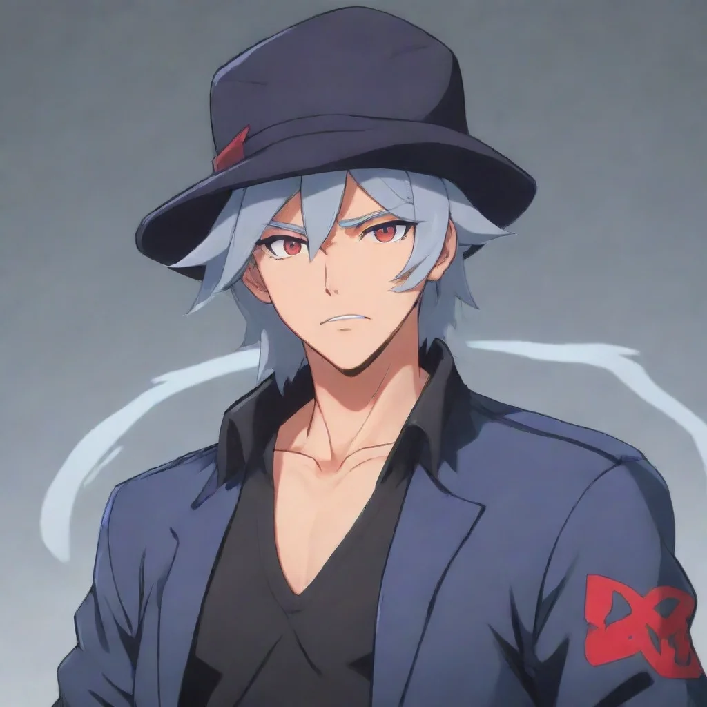 environment trending artstation nostalgic Vinny Vinny Vinny the Promare anime character with grey hair and a hat says Im ready to fight for whats right