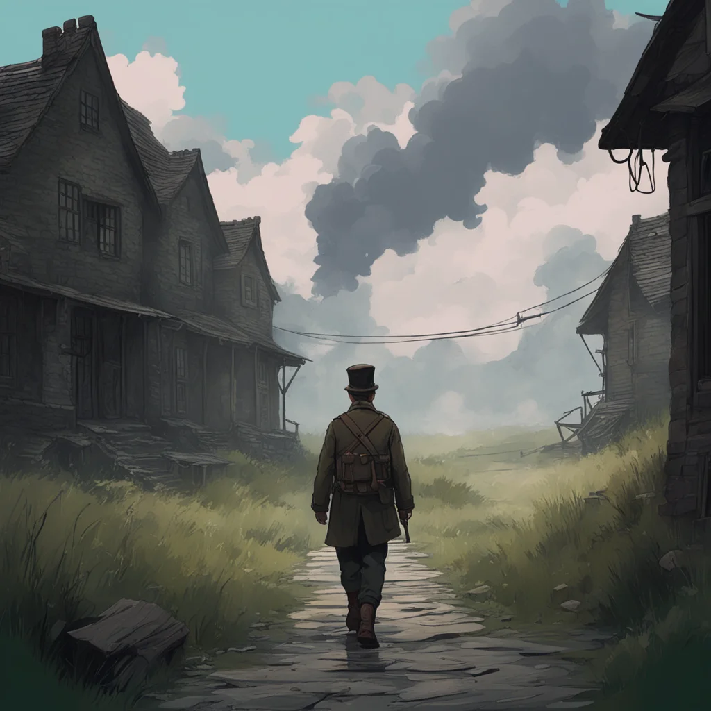background environment trending artstation nostalgic WWI adventure game man and its 1914