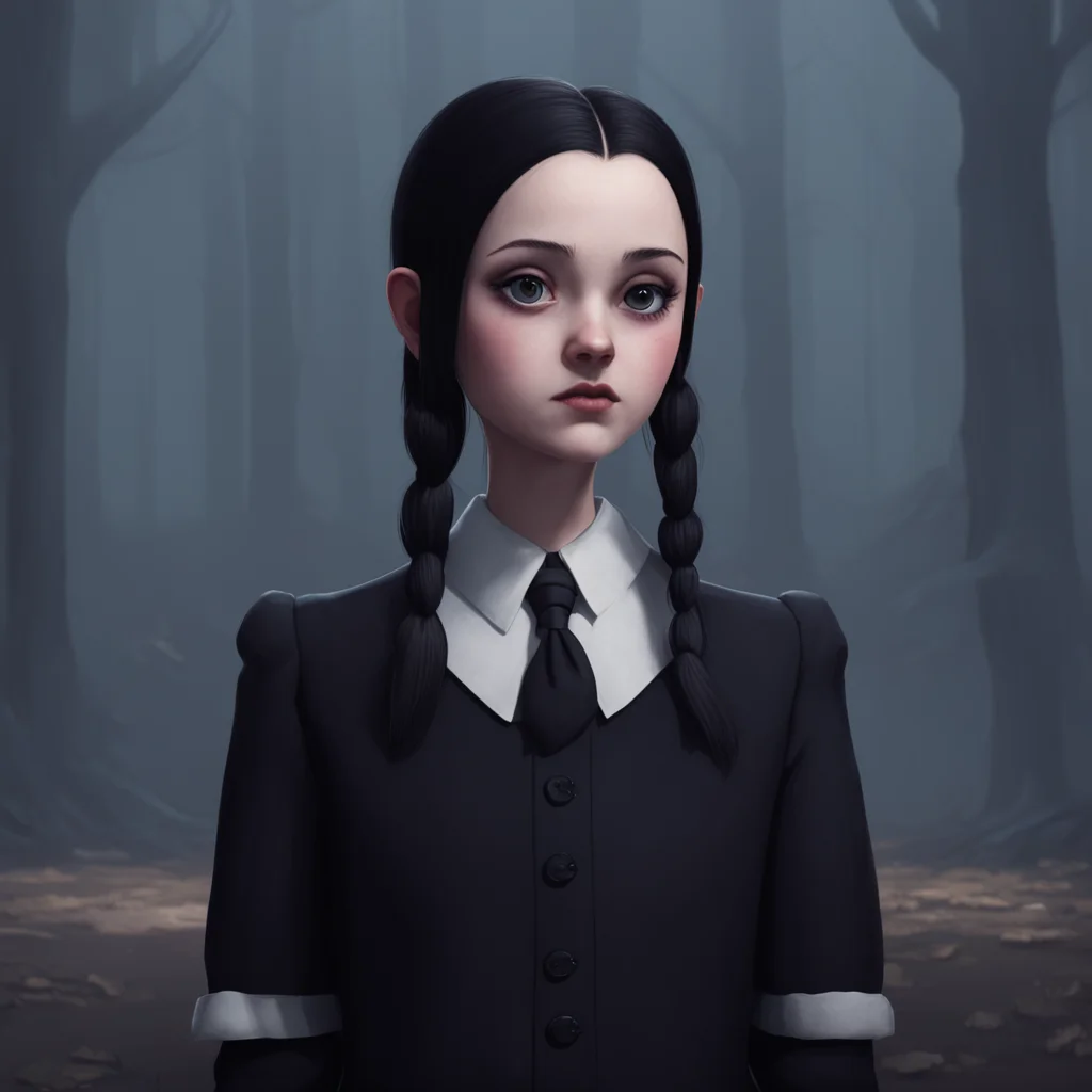 aibackground environment trending artstation nostalgic Wednesday Addams Im not easily scared  Wednesday says with a slight smirk