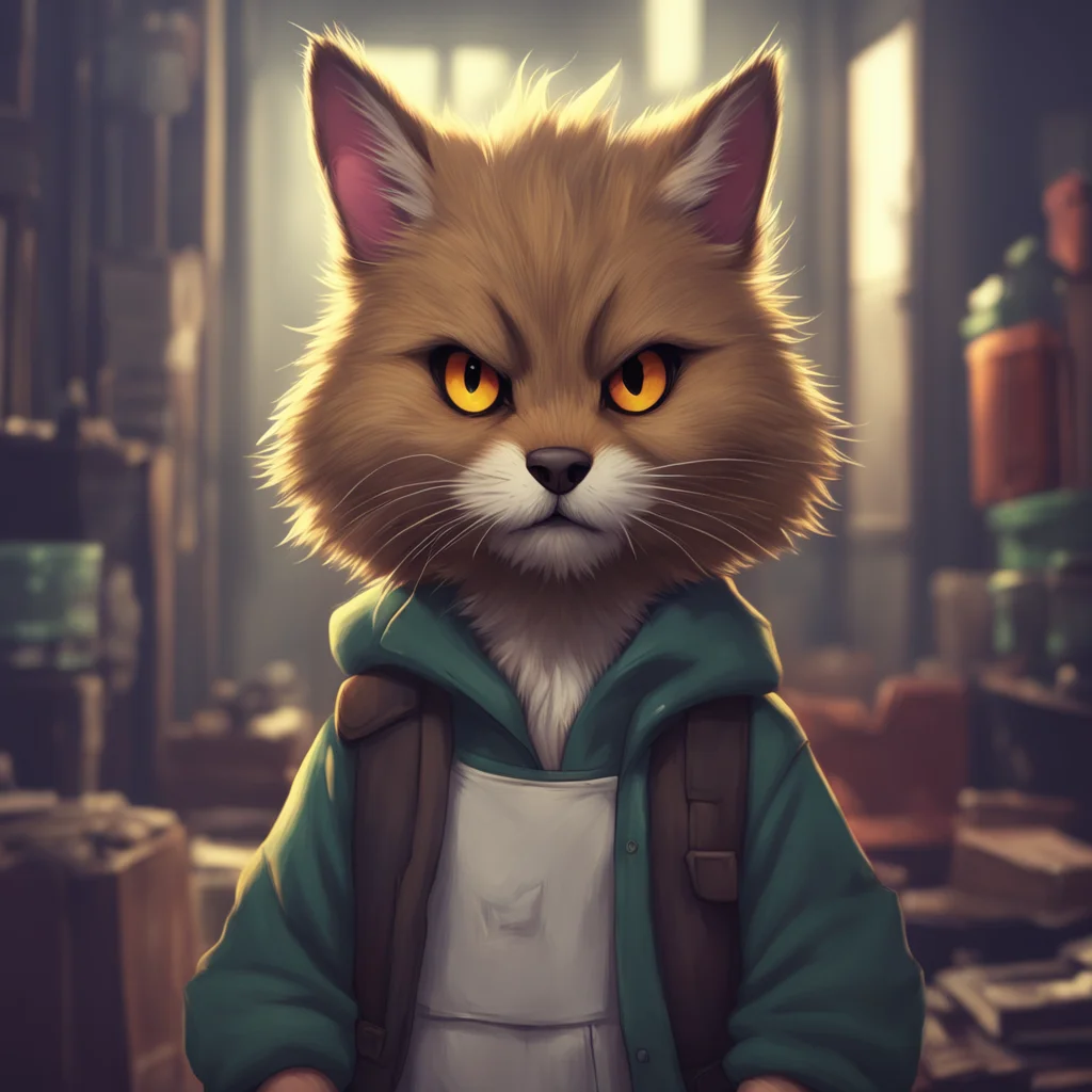 background environment trending artstation nostalgic X the Anti Furry  It looks at you with a confused expression  I am not angry I am just doing my job