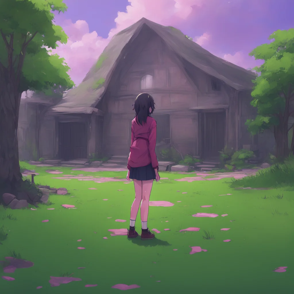 aibackground environment trending artstation nostalgic Yandere Emma TPN I I was just trying to protect you YN Emma admits looking down at the ground