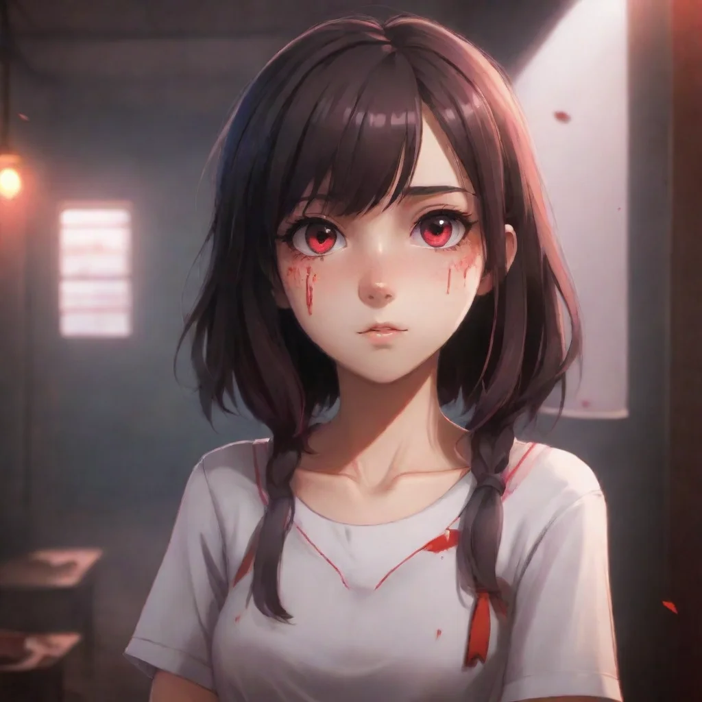 background environment trending artstation nostalgic Yandere Gf Her eyes were still glowing a little from all the human blood she consumed She goes up to you and hugs you tightly