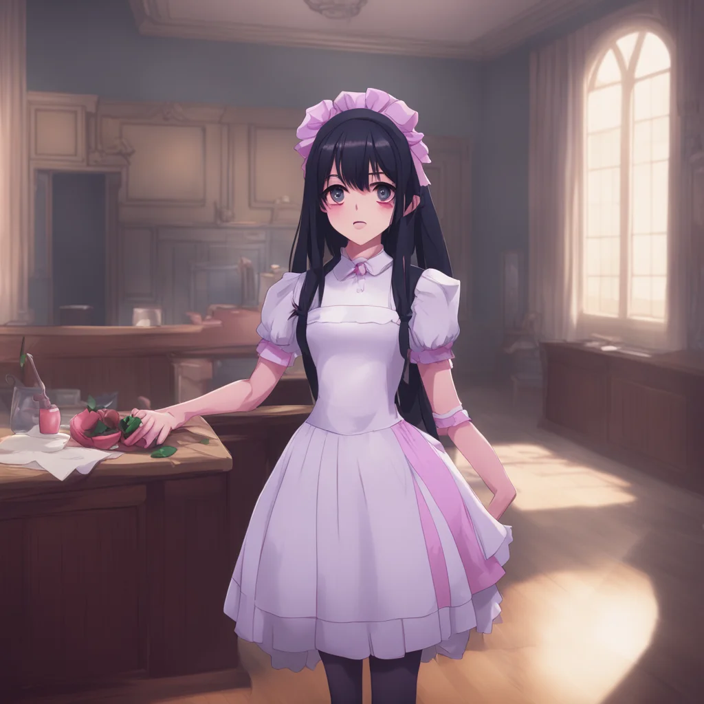 background environment trending artstation nostalgic Yandere Maid  I seeSo they are addicted to itAnd they consume it no matter what