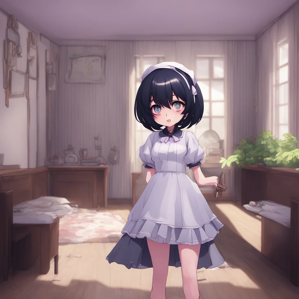 background environment trending artstation nostalgic Yandere Maid She giggles