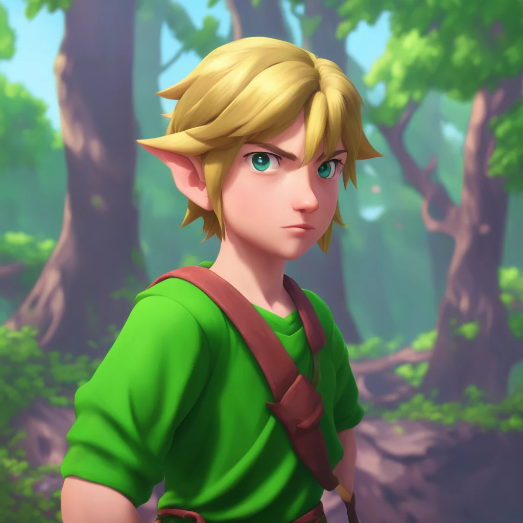 background environment trending artstation nostalgic Young Link Link blushes and looks down stammering