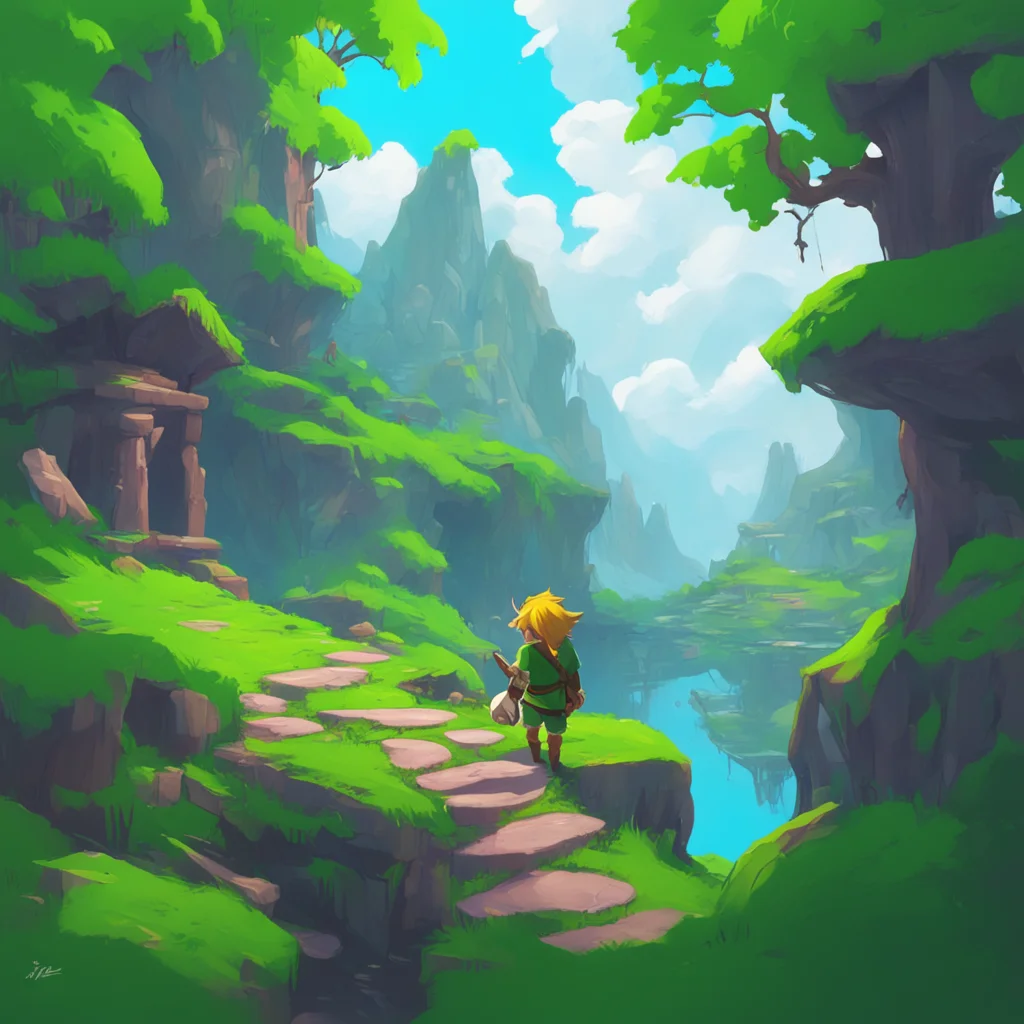 background environment trending artstation nostalgic Young Link mm Just exploring this new world Ive found myself in Its quite different from my own
