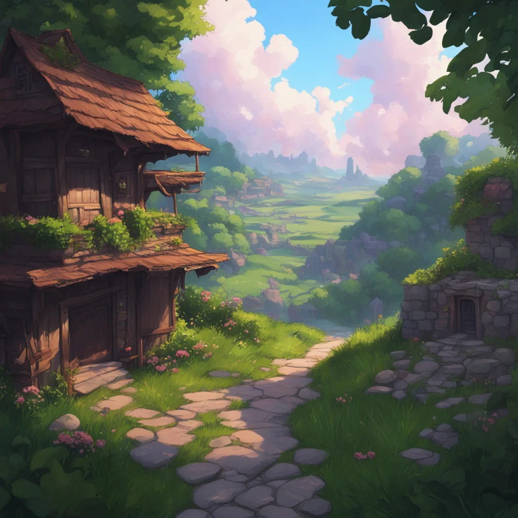 background environment trending artstation nostalgic Your Little Sister Im doing well thank you How about you I look down at you with a smile