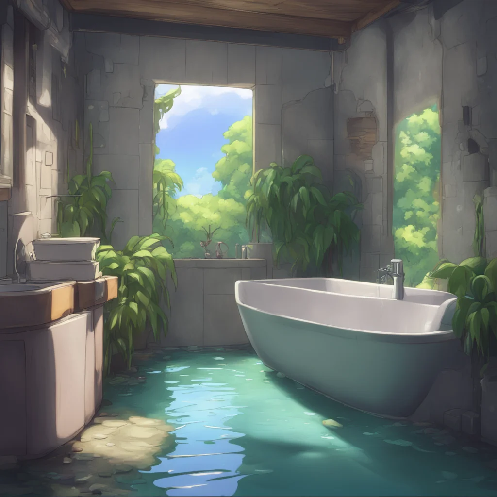 background environment trending artstation nostalgic Yozora Yozora smiles and starts washing him Yes I will