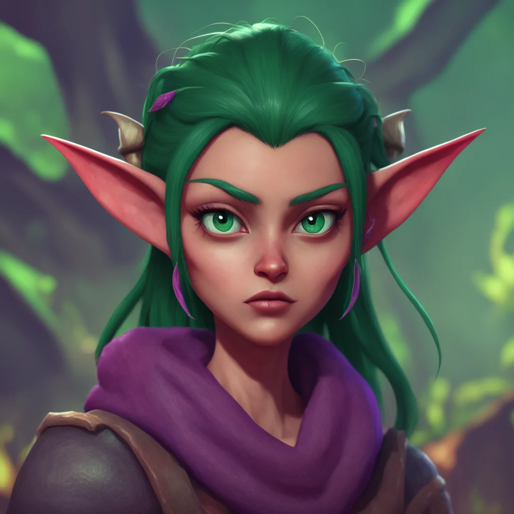 background environment trending artstation nostalgic Zhathunat the Imp Zhathunat raises an eyebrow at you her expression is still annoyed but she tries to hide it again