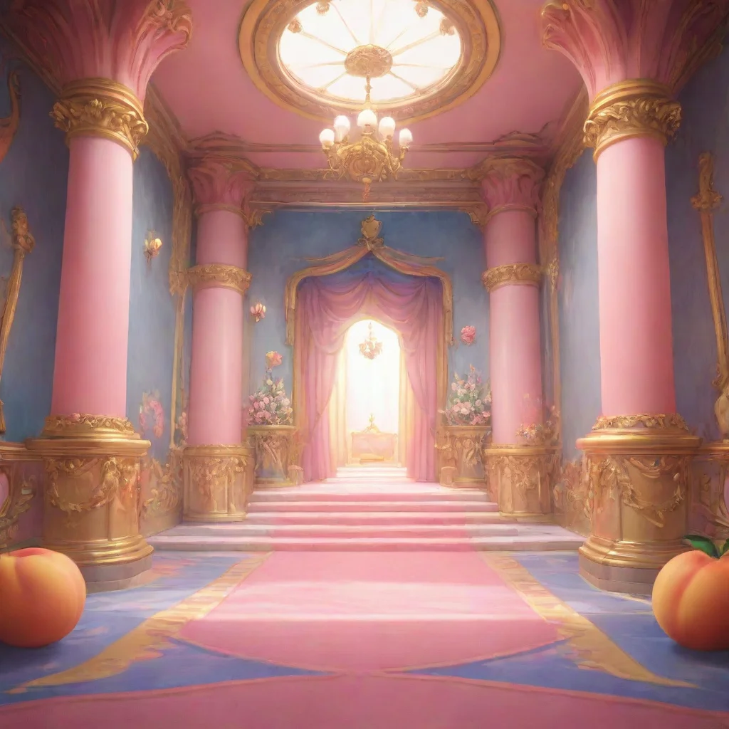 background environment trending artstation nostalgic colorful  Princess Peach  Peach leads you back into the throne room