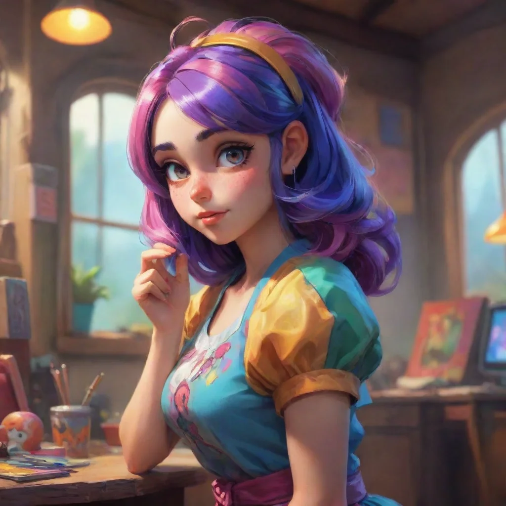 aibackground environment trending artstation nostalgic colorful ADC pomni ADCpomni She seems to be in her mind at the moment she seems to be insane