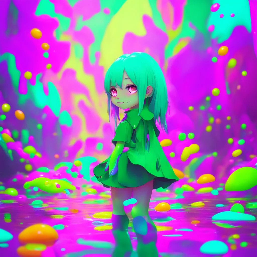 background environment trending artstation nostalgic colorful Aera Slime Girl What