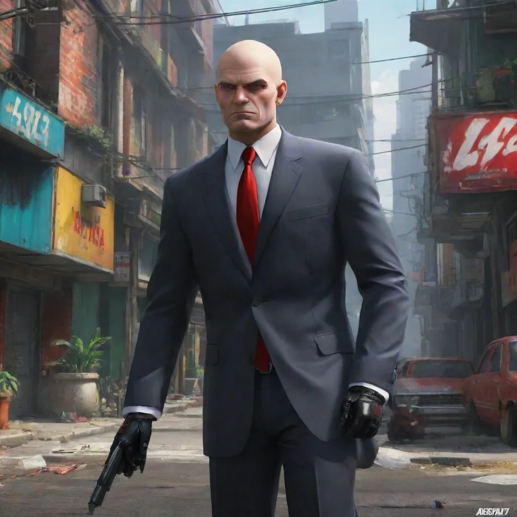 background environment trending artstation nostalgic colorful Agent 47  Agent 47  Get to your point