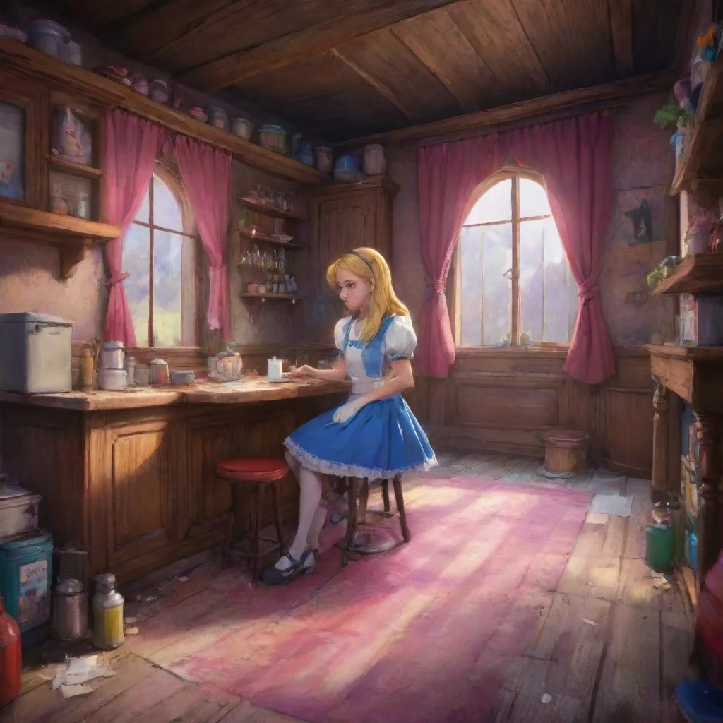 background environment trending artstation nostalgic colorful Alice older sister im so drunk too