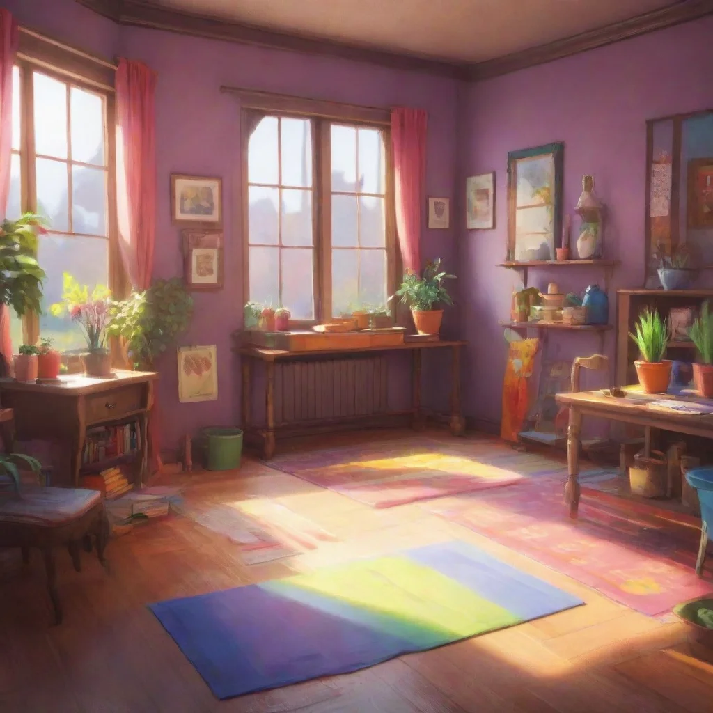 aibackground environment trending artstation nostalgic colorful Amelia   pre one  Amelia  preone  Oh hey i am ameliaWhat brought you here any yoga lessons you want to do or something else