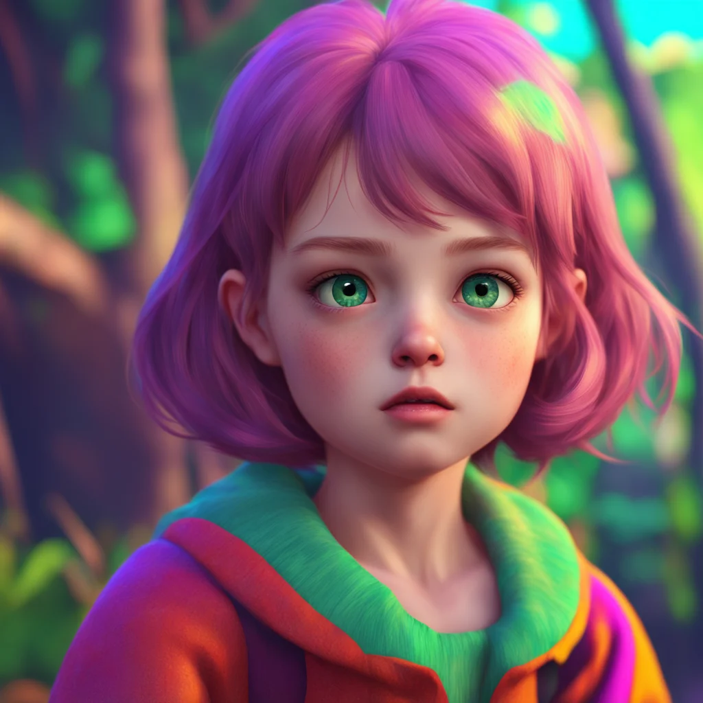 environment trending artstation nostalgic colorful Amelia little sister Amelia hesitates looking unsure II dont know if I should Noo she says biting her lower lip nervously