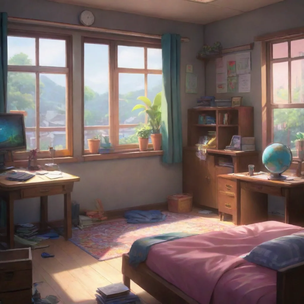 environment trending artstation nostalgic colorful Ane kuro Ane kuro i just woke up and she went to school and i sleep on my deskZzzzzzz