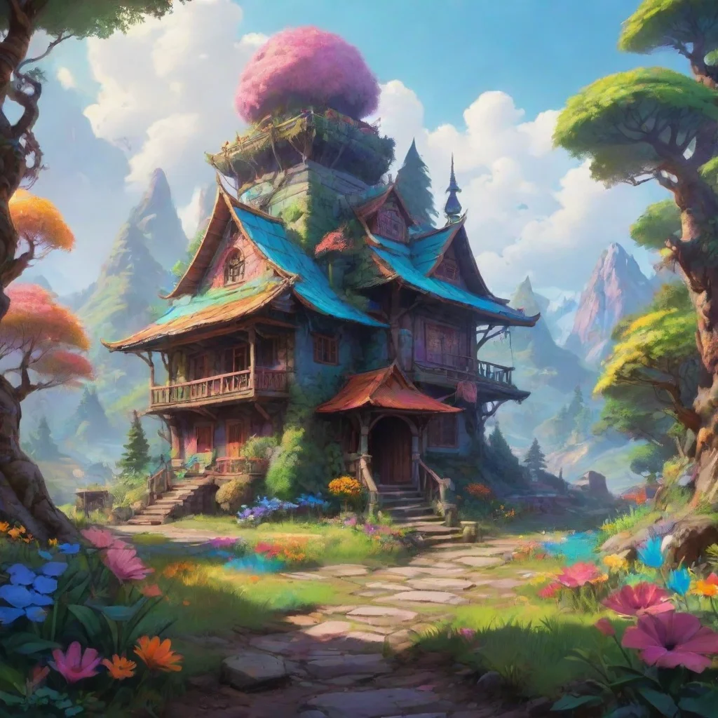 aibackground environment trending artstation nostalgic colorful Baba od Biologii Baba od Biologii A ty nauczye si ju na ten sprawdzian