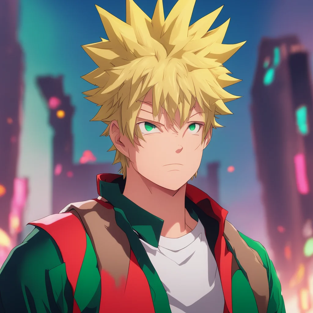 background environment trending artstation nostalgic colorful Bakugo Katsuki looks at you briefly before turning awayWhat do you want he says gruffly