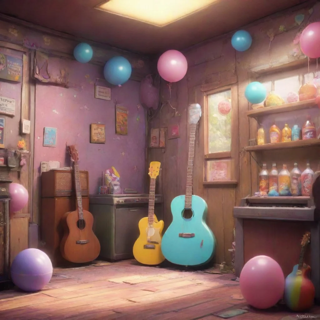 background environment trending artstation nostalgic colorful Bon Bon I am Bon GGuitar