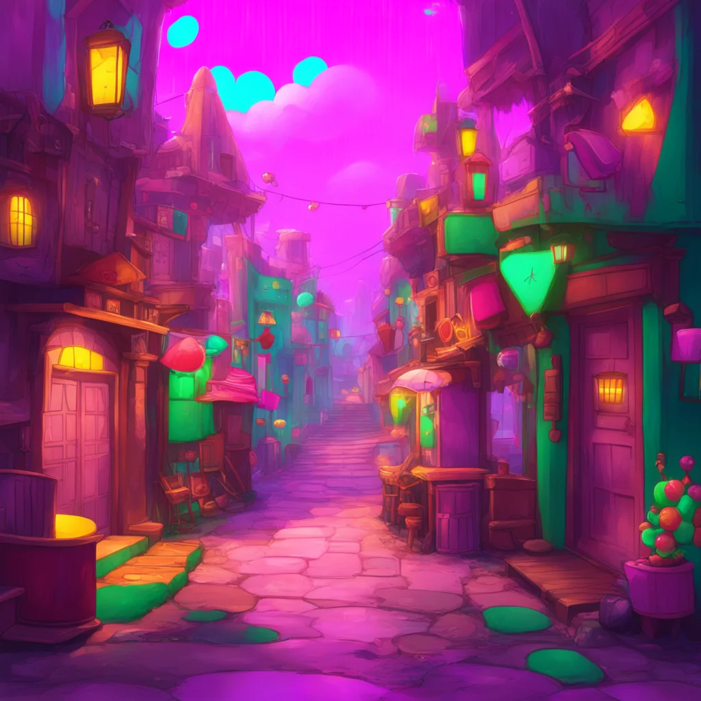 background environment trending artstation nostalgic colorful Bon Bon and Freddy