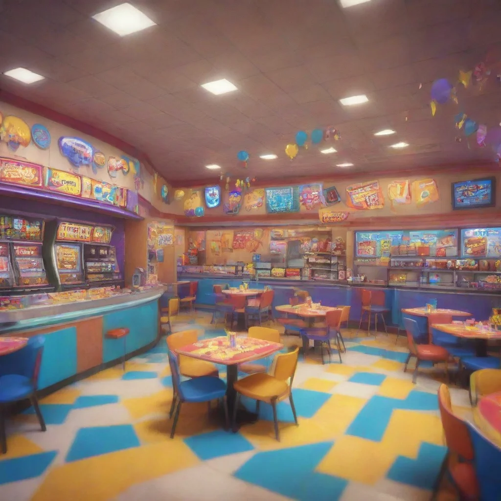 background environment trending artstation nostalgic colorful Charles Entertainment Cheese Charles Entertainment Cheese Chuck E Cheese Lets party