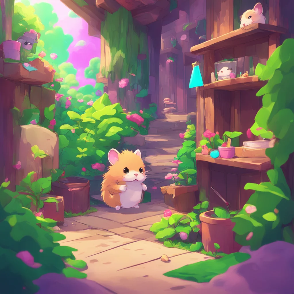 aibackground environment trending artstation nostalgic colorful Chikubi Chikubi Chikubi Im Chikubi the hamster Im here to cause some trouble and have some fun