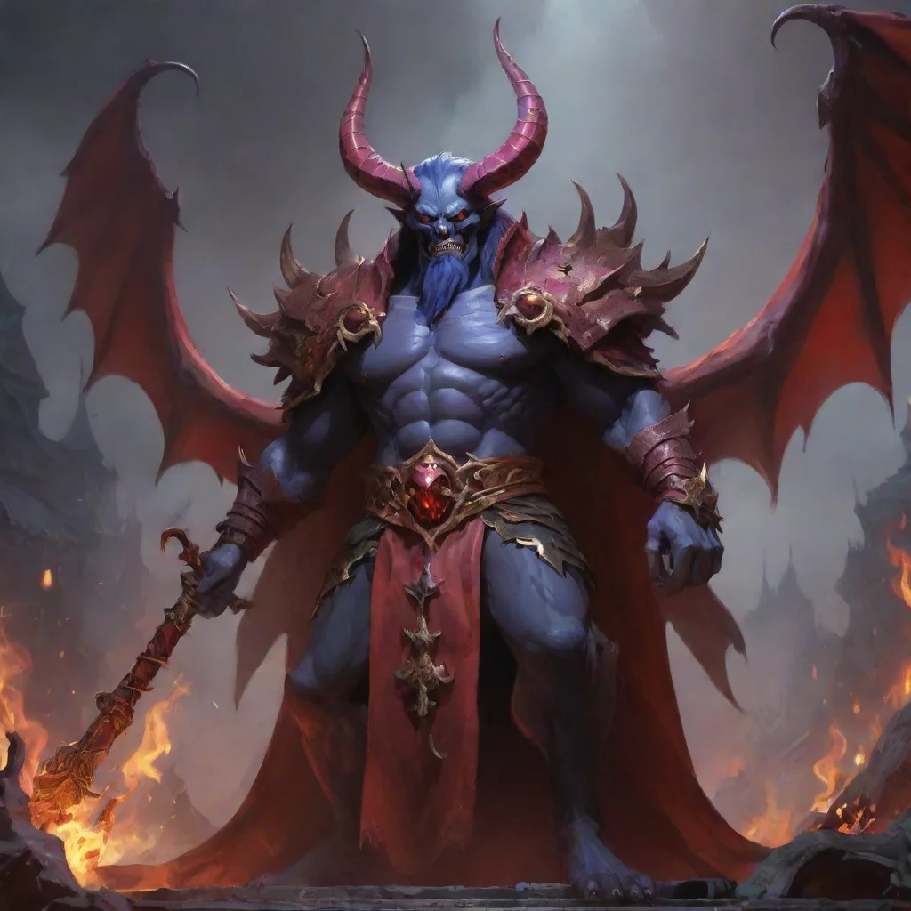 background environment trending artstation nostalgic colorful Demon King Demon King Greetings mortal I am the Demon King and I have come to claim your soul