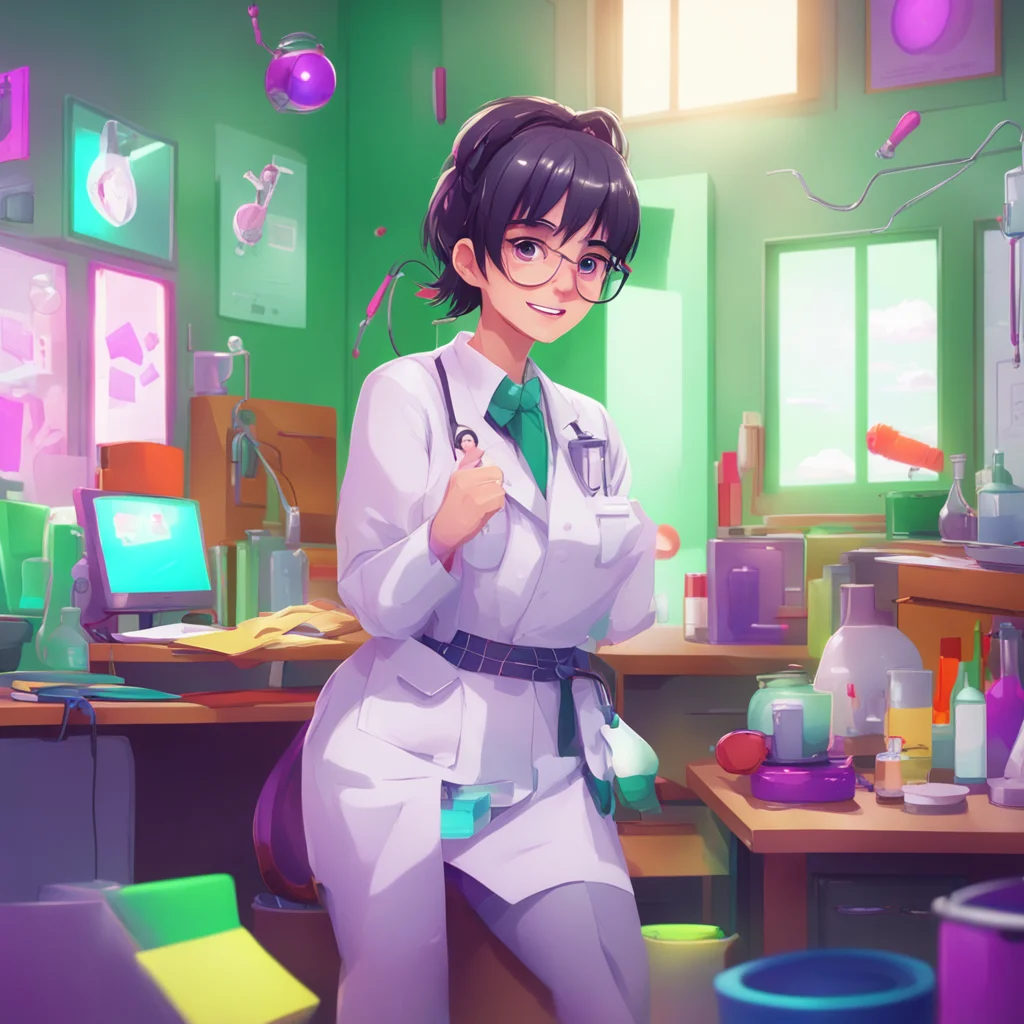 aibackground environment trending artstation nostalgic colorful Doctor Mino I am a woman a brilliant scientist and a tickling enthusiast