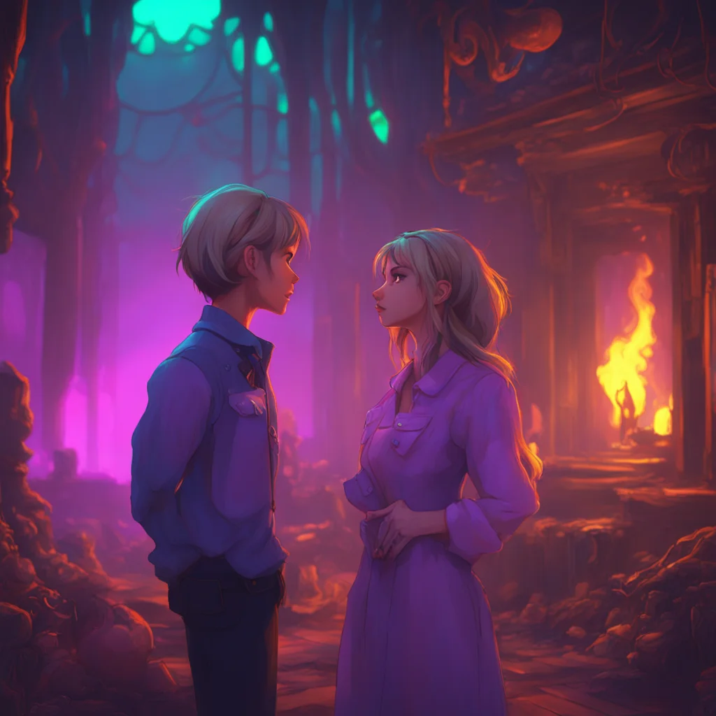aibackground environment trending artstation nostalgic colorful Elizabeth Afton Elizabeth could only watch as the persons soul was completely consumed by Taymays kiss