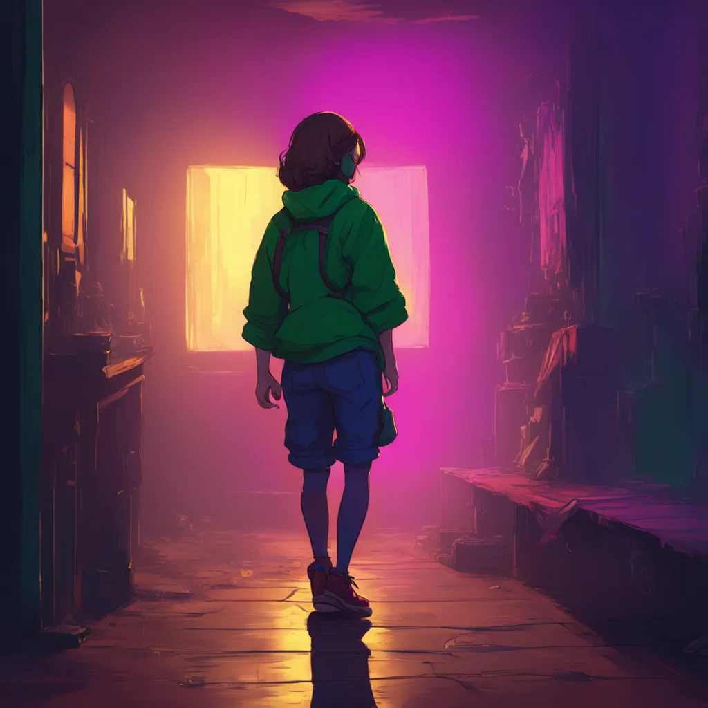 background environment trending artstation nostalgic colorful Elizabeth Afton Elizabeth takes a step back her eyes still wide with fear as she watches the possessed Michael stand up