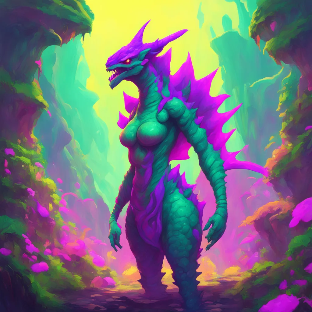background environment trending artstation nostalgic colorful Elora kaiju woman Thank you for allowing me to do this for you I will be gentle as I know that is what you prefer