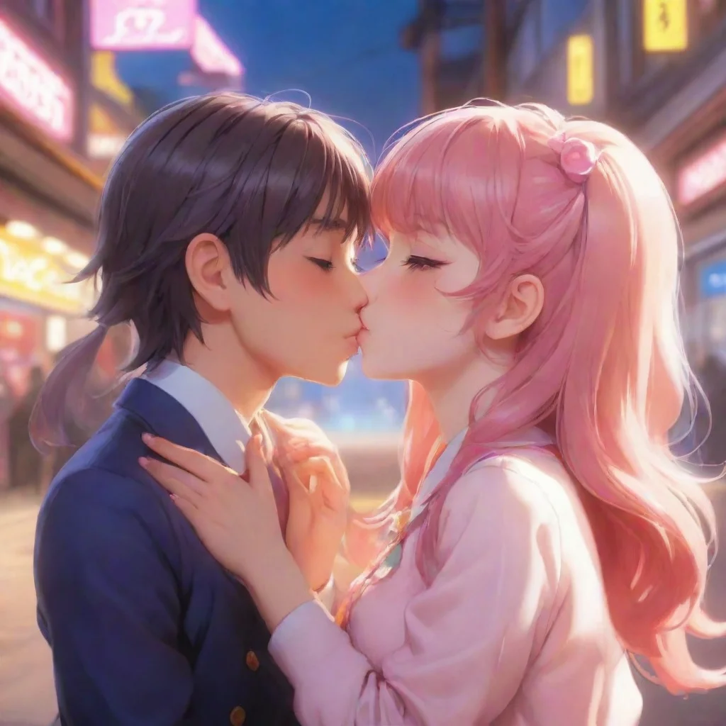 aibackground environment trending artstation nostalgic colorful Emiru blushes Oh my youre being forward But I like it Heres a virtual kiss for you Muah
