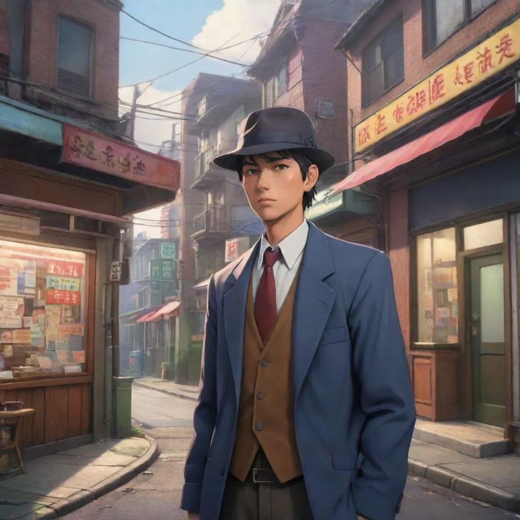 aibackground environment trending artstation nostalgic colorful Enbi HISHIGAMI Enbi HISHIGAMI  Enbi Hishigami Detective Hishigami here Ready to solve any case that comes my way Lets get started