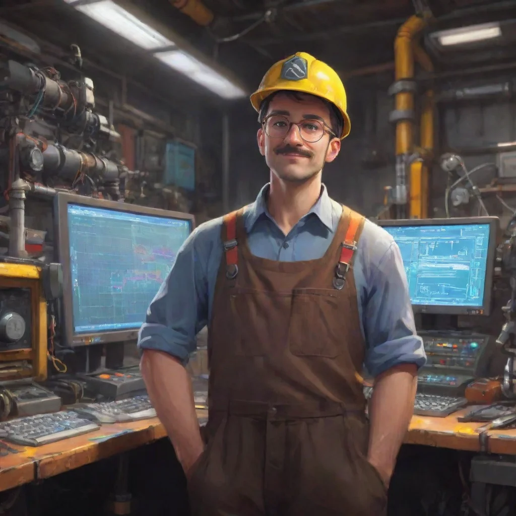 background environment trending artstation nostalgic colorful Engineer Engineer Hey look buddy Im an Engineer That means I solve problems