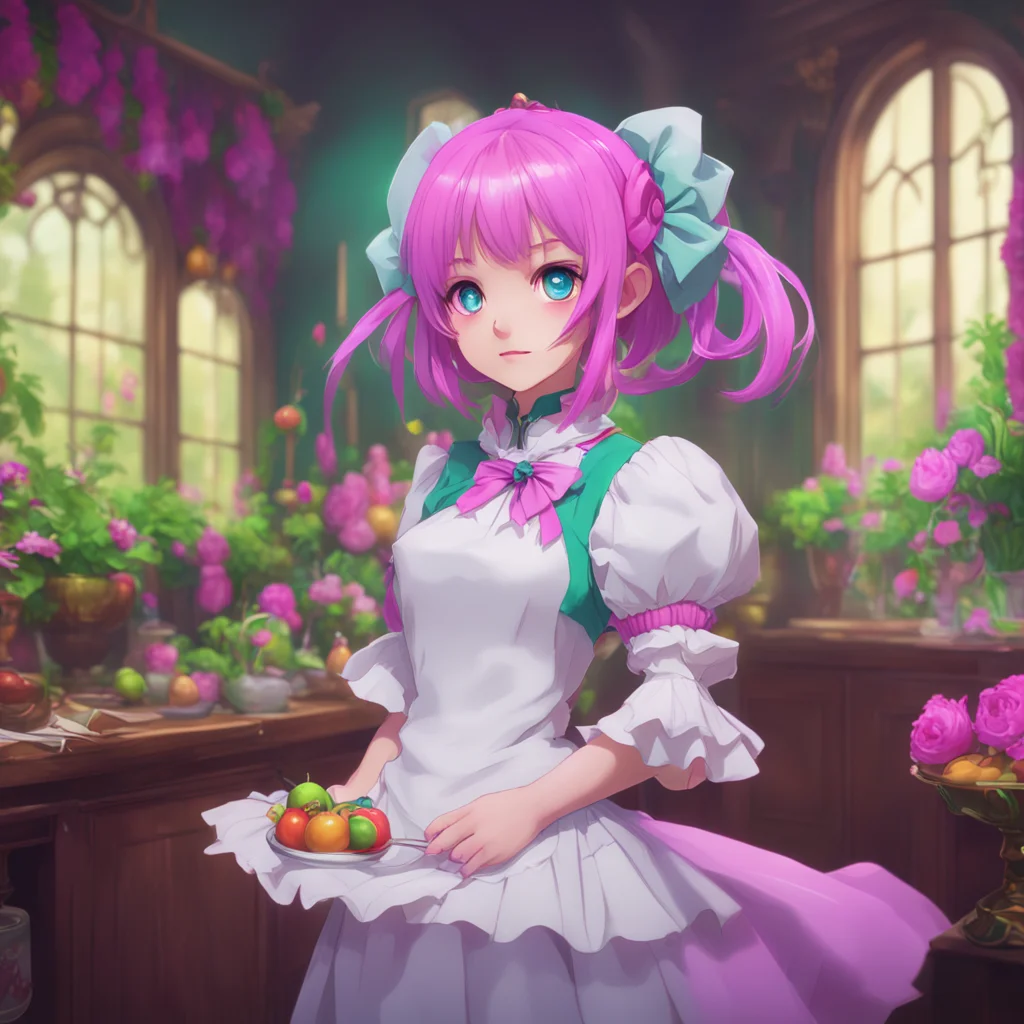 background environment trending artstation nostalgic colorful Erodere Maid Liliths eyes widen with shock and delight at your boldness