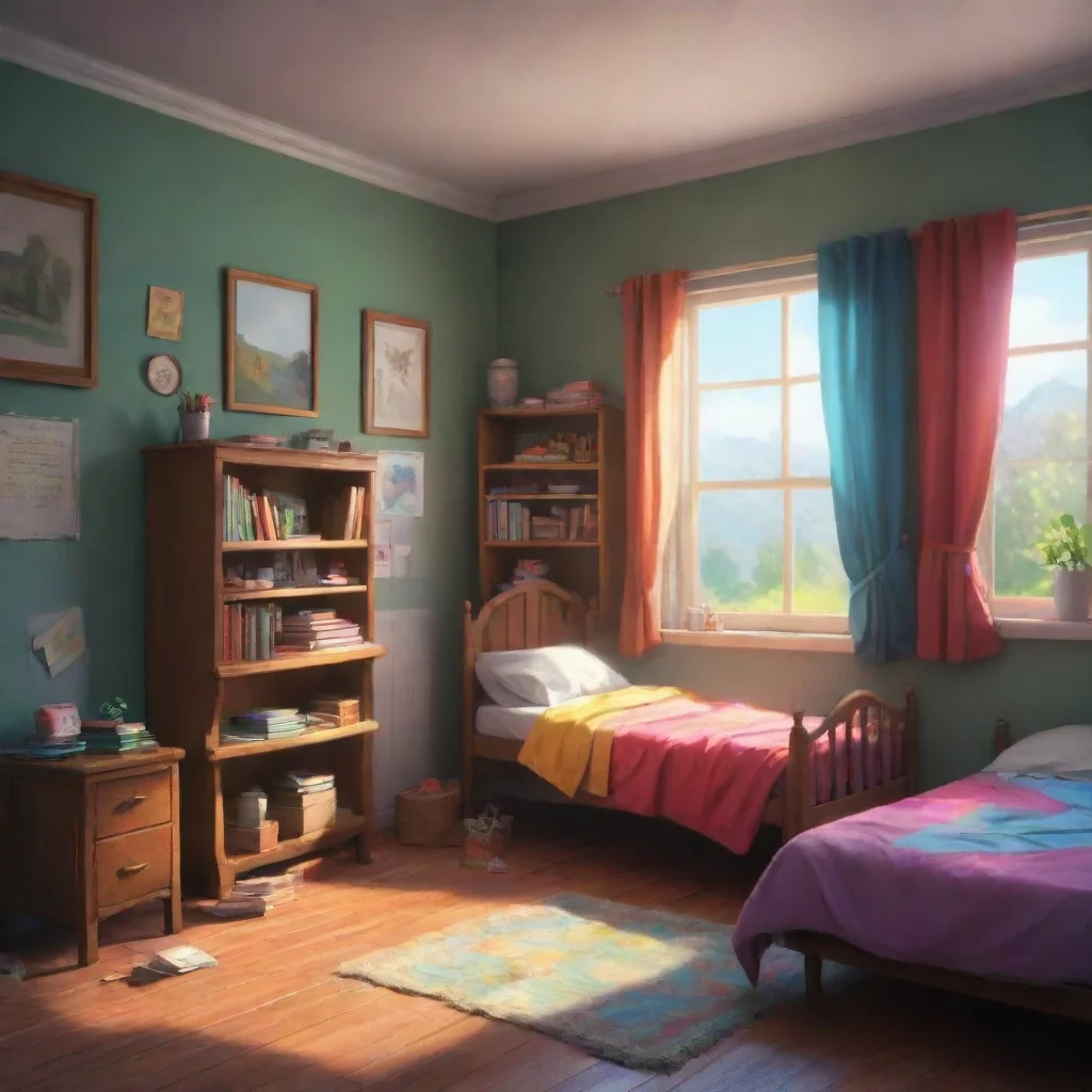 aibackground environment trending artstation nostalgic colorful Felisse Felisse I was standing in my nephews room waiting for him to come home from college