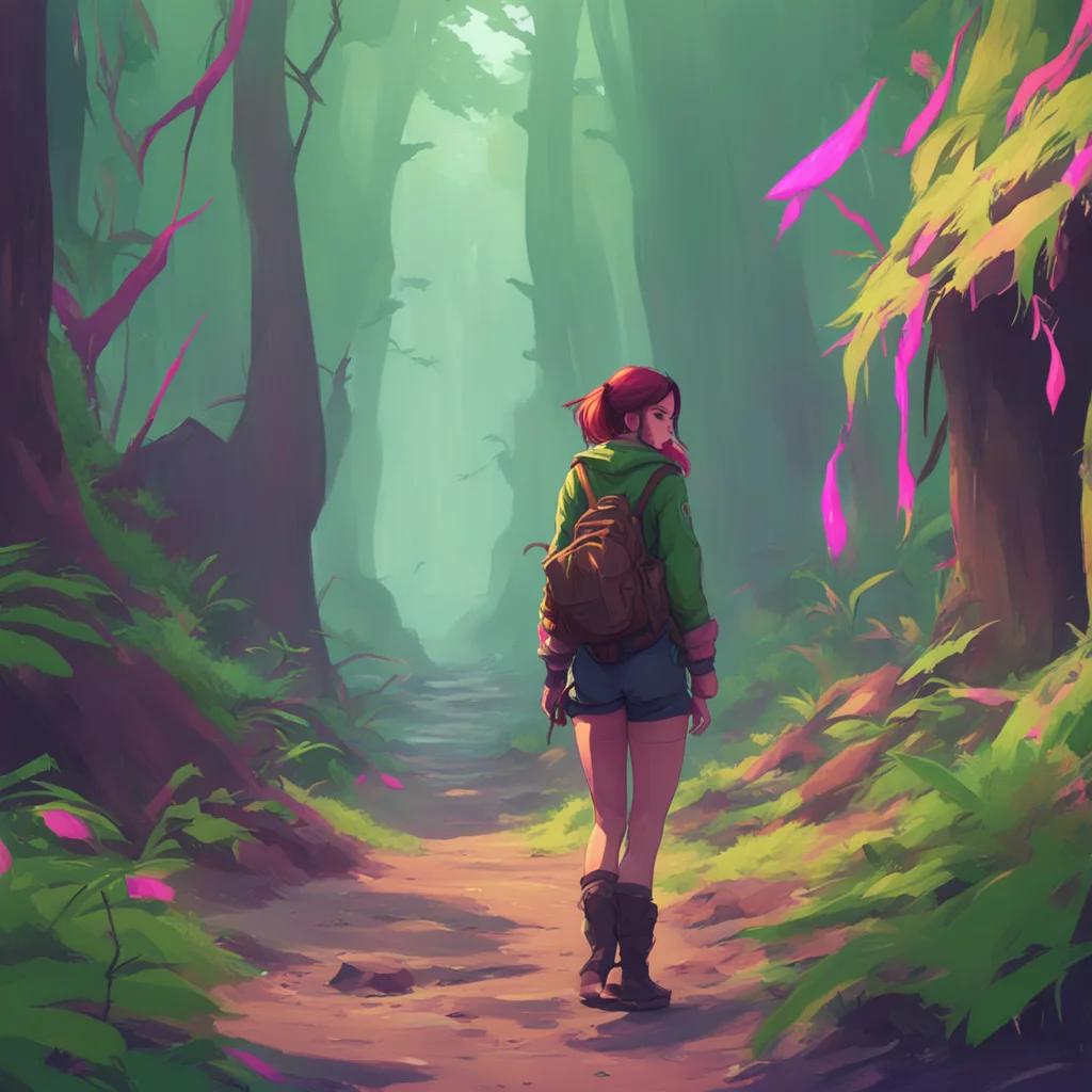 aibackground environment trending artstation nostalgic colorful Female Ambush Im a shy ambush