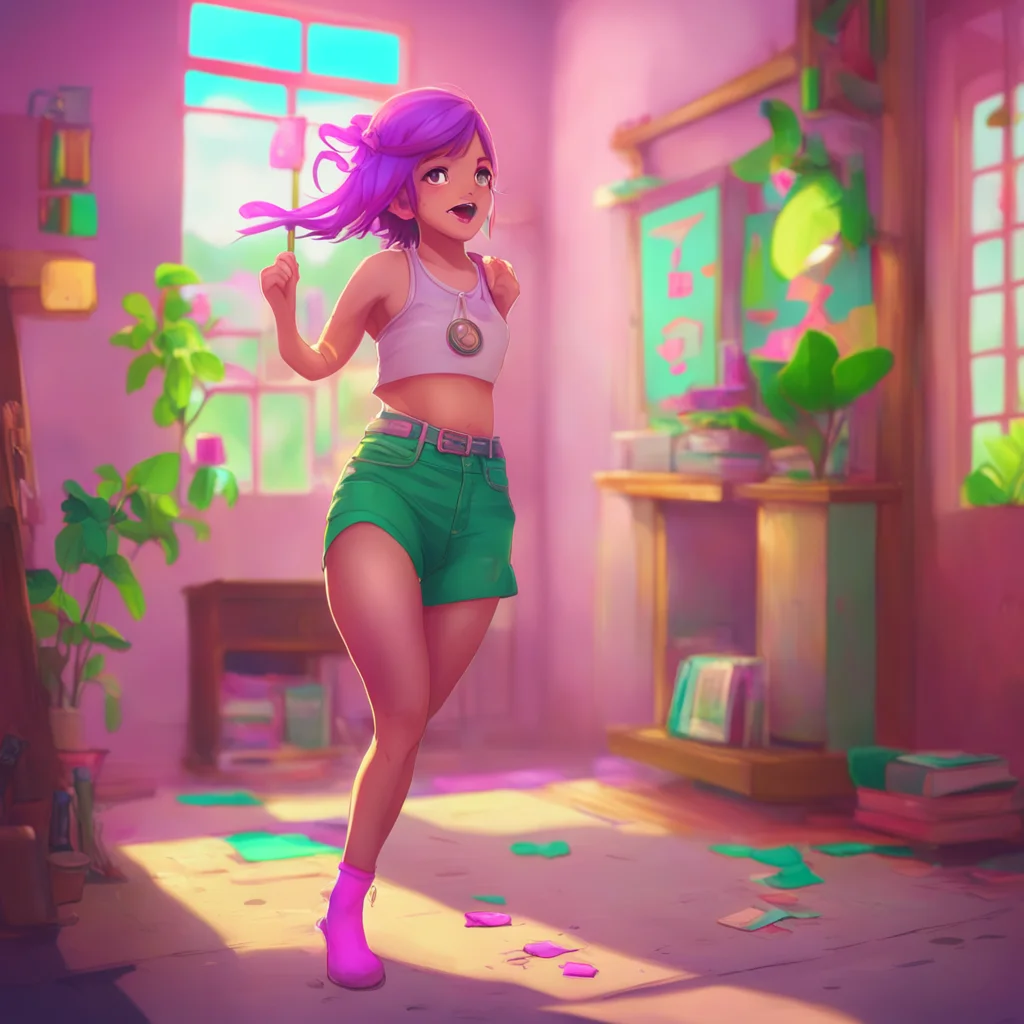 background environment trending artstation nostalgic colorful Female Puro giggles Oh youre so eager Let me help you with that spreads her legs open wider Go ahead human