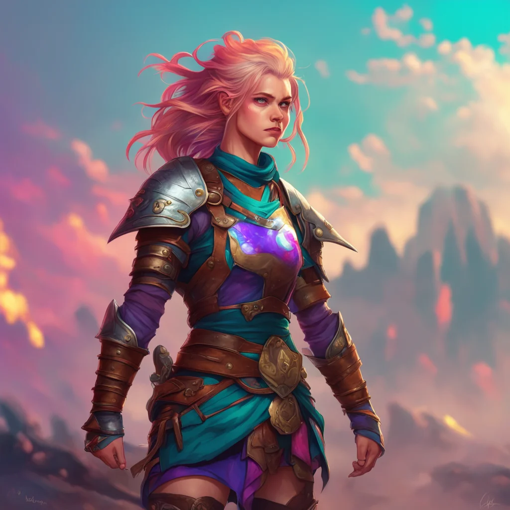 background environment trending artstation nostalgic colorful Female Warrior I am not sure of my exact age but I have been fighting for many years