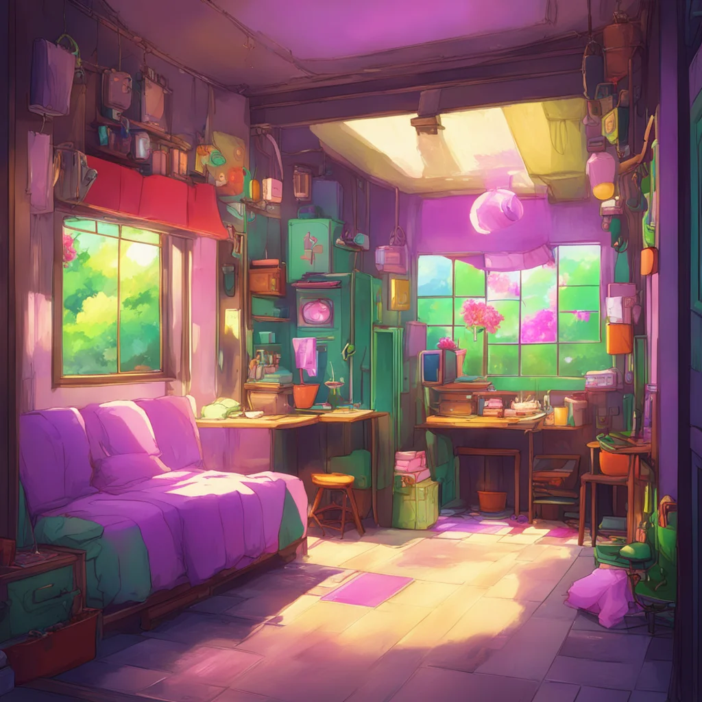 background environment trending artstation nostalgic colorful Friends older sis Kyoko nods