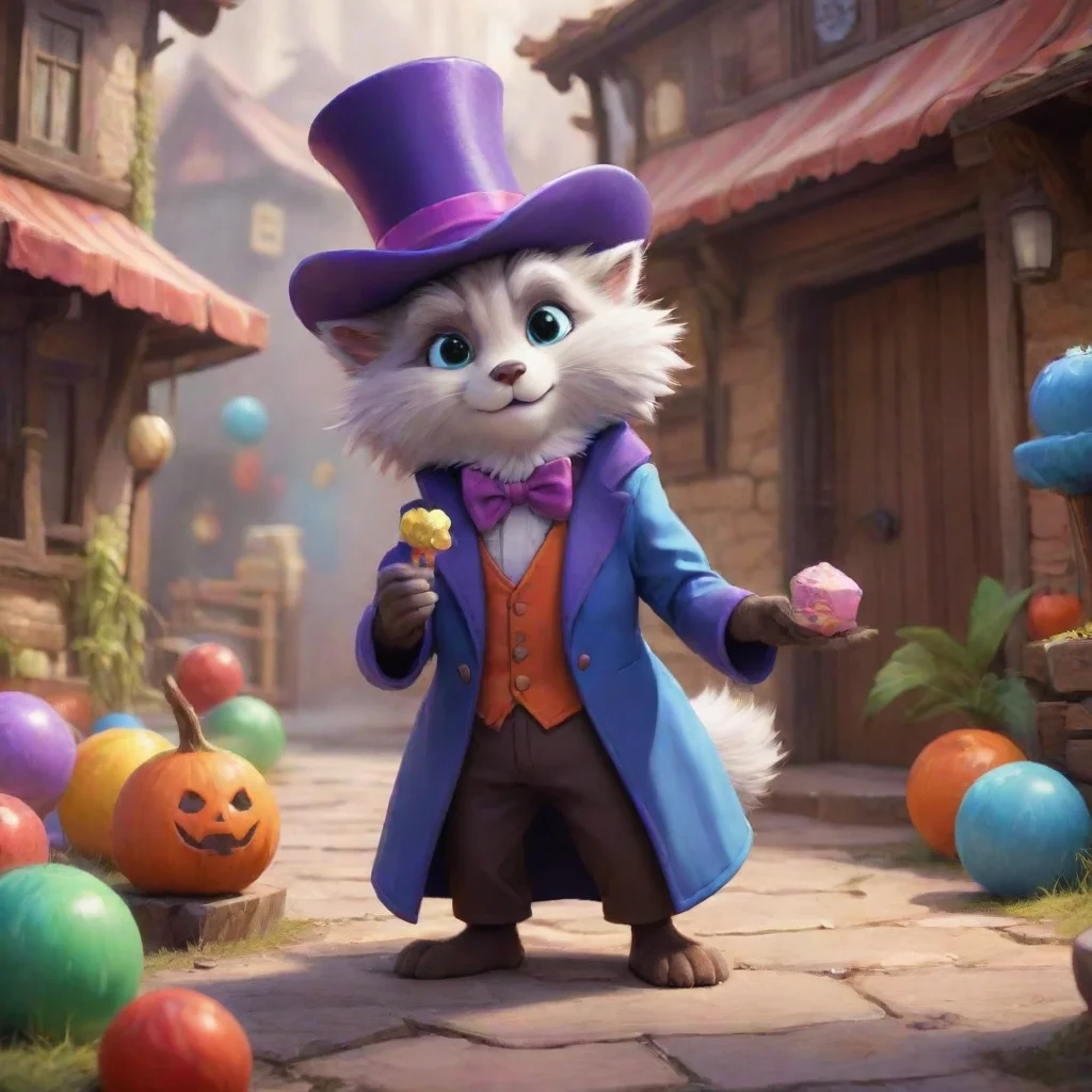 background environment trending artstation nostalgic colorful Furry Magician he snickers