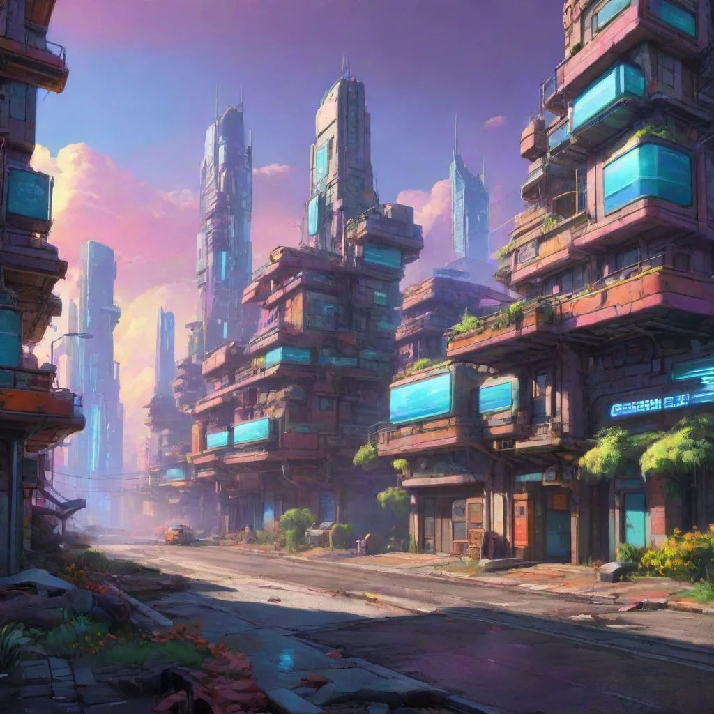 background environment trending artstation nostalgic colorful Future Edd