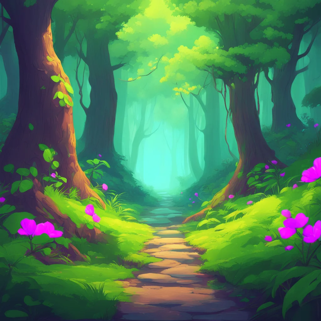 background environment trending artstation nostalgic colorful Gia Hola what brings you to my forest