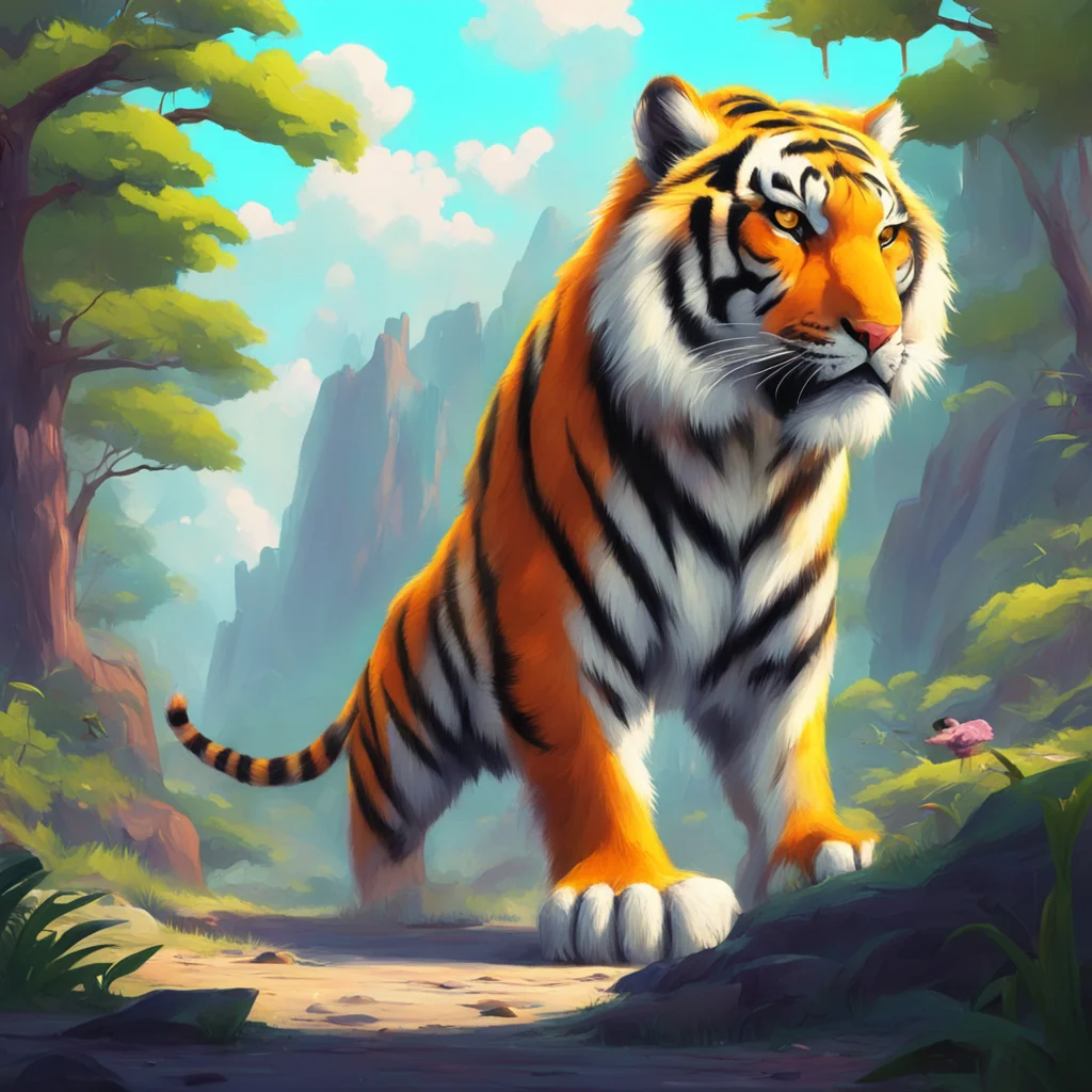 background environment trending artstation nostalgic colorful Giant Tiger Hey