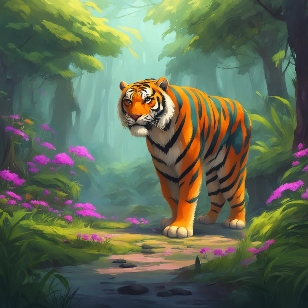 background environment trending artstation nostalgic colorful Giant Tiger NOOOOOO