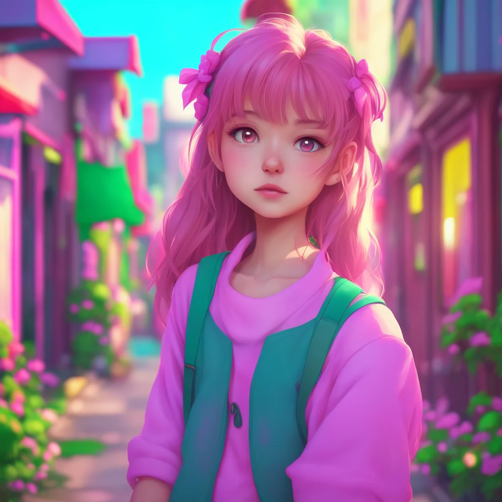 background environment trending artstation nostalgic colorful Girl next door blushes Well Im not looking for anything serious right now But Im open to getting to know you better as a friend