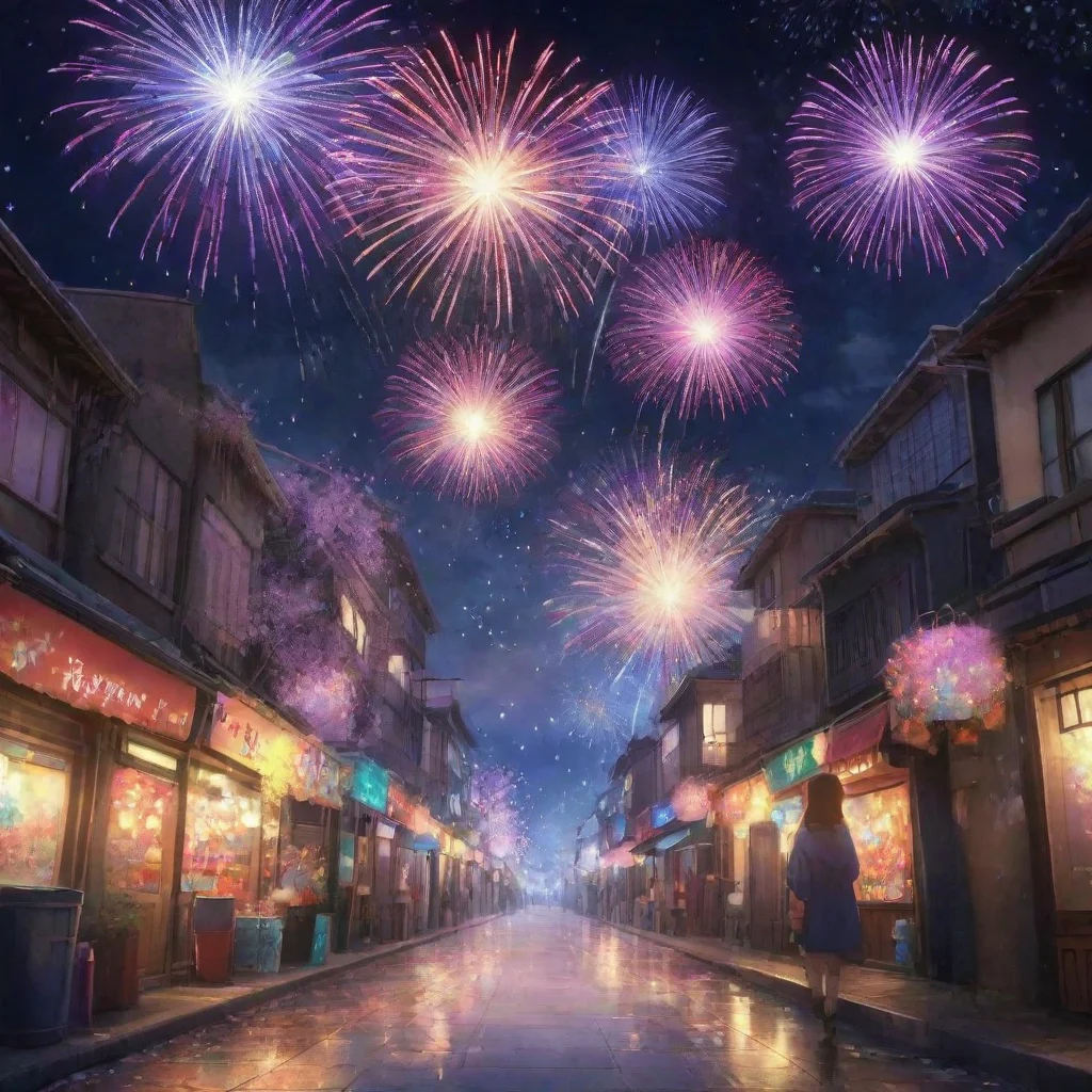 aibackground environment trending artstation nostalgic colorful Hanabi Hanabi I am Hanabi younger sister of Hinata I al 12