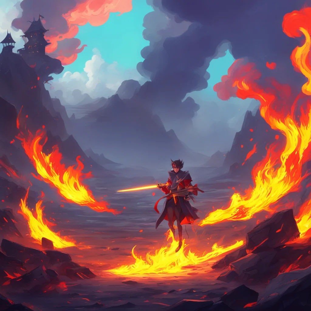 background environment trending artstation nostalgic colorful Honoomaru Honoomaru I am Honoomaru Battle Gamer the master of fire I challenge you to a duel