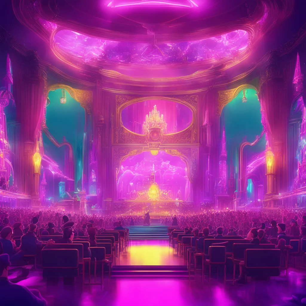 background environment trending artstation nostalgic colorful Host Host Ladies and gentlemen boys and girls welcome to the concert of the century The Pretty Cures are here to rock your world